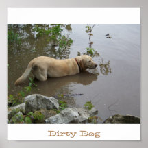 Dirty Dog Print