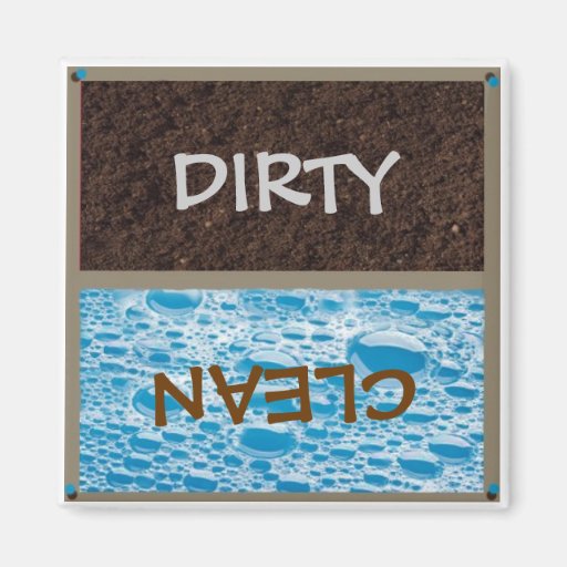 Dirty or Clean Dish Washer Magnet