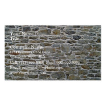 Dirty Stone Wall Background Business Card Templates