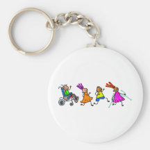 Disabled Kids Keychain