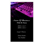 Disc Jockey Business Card