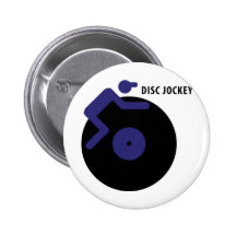 disc jockey icon button