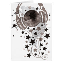 Disco_Ball Greeting Card