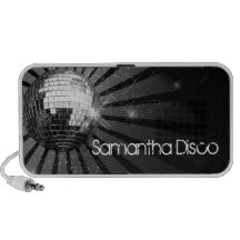 Disco Ball Pocket Party Personalised Accessory mp3 Travel Speaker