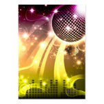 disco cityscape business card templates
