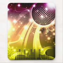 disco cityscape mouse mats