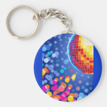 disco globe key chains