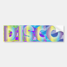 Disco Party Bumper Stickers