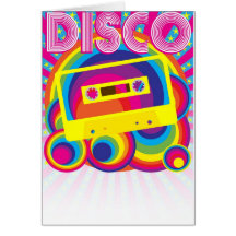 Disco Party Cards