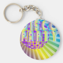 Disco Party Keychain