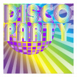 Disco Party Personalized Invite