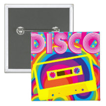Disco Party Pins