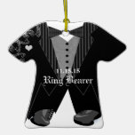 Disco Ring Bearer Wedding Christmas Ornament