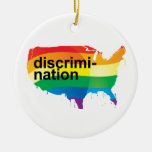 DiscrimiNATION Christmas Tree Ornaments
