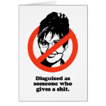 Disguised as someone who gives a shit card
