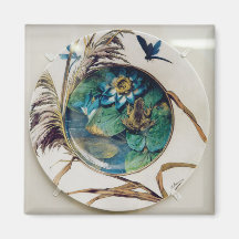 Dish, c.1870-80 magnets