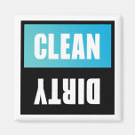 Dishwasher Clean or Dirty Sign Fridge Magnets