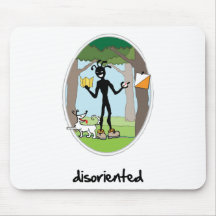 "Disoriented" Mouse Pads