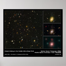 Distant Galaxy in the Hubble Ultra Deep Field Print