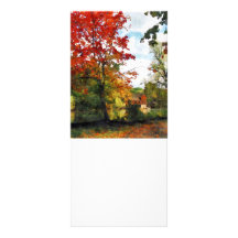Distant Mill in Autumn Custom Rack Cards