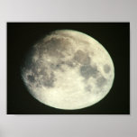 Distorted moon posters