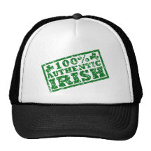 Distressed 100 Percent Authentic Irish Hat