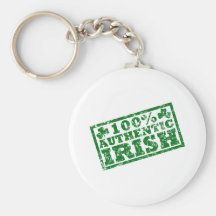 Distressed 100 Percent Authentic Irish Keychain