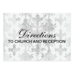 distressed black white intricate damask business card templates