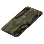Distressed Green Camo Barely There iPod Cases