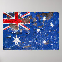 Distressed Nations - Australia (poster)