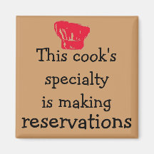 Diva Attitude Kitchen versus Restaurant Refrigerator Magnet