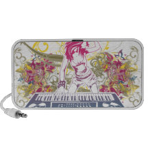 diva deejay music bliss vector art speakers