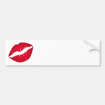 Diva Lips Bumper Stickers