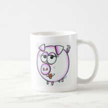 Diva Pig Coffee Mug