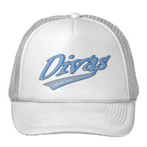 Divas Girl Softball Team Trucker Hats