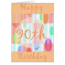 Diva's Happy 90th Birthday Card