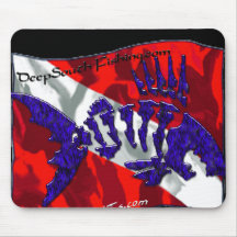 Dive Flags with Gear Mouse Pad