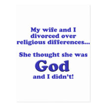 Divorce Post Card