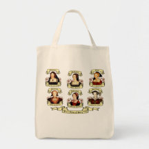 Divorced, Beheaded, DIed... Wives of Henry VIII Tote Bags