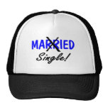 Divorced Single Blue Mesh Hat