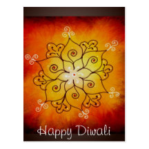 Diwali Rangoli Postcards