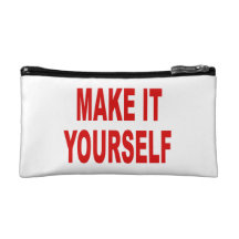 DIY Create Your Own Custom Satin Cosmetic Bags