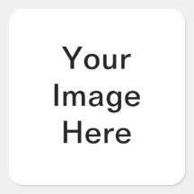 DIY Design it Yourself Square Stickers