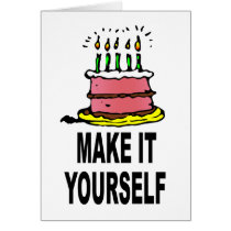 DIY Make It Yourself Custom Birthday Card cards