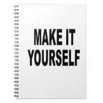 DIY Make It Yourself Custom Diary notebooks