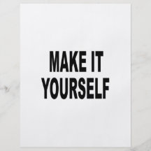 DIY Make It Yourself Flyer