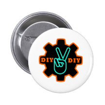 DIY MAKE PEACE PINBACK BUTTONS