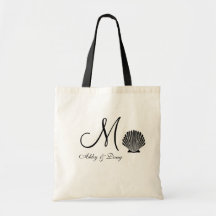 DIY Seashell Destination Logo Bag