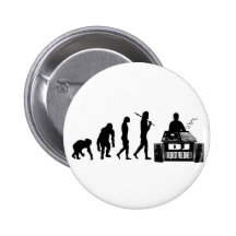DJ and MC's vinyl lovers gear Buttons