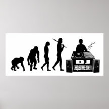 DJ and MC's vinyl lovers gear DJ Dubstep gifts Print